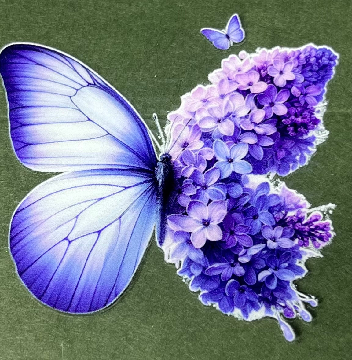 Butterfly #5 4"x 4" or 3" x 3"