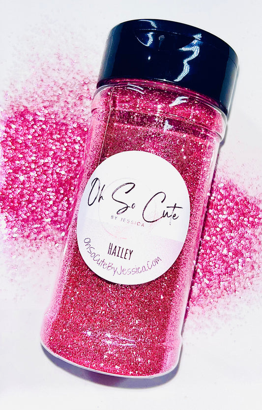 Hailey-metallic bubblegum pink