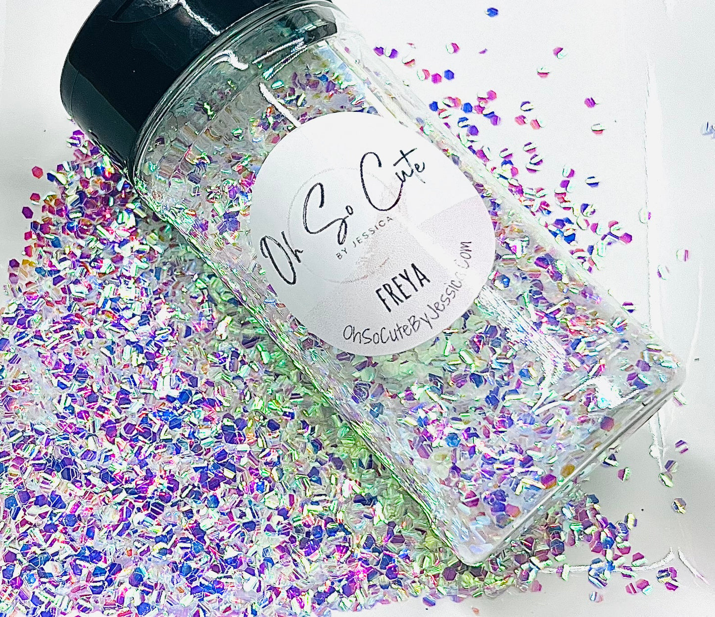 Freya   — Opal Bubble Chunky glitter only