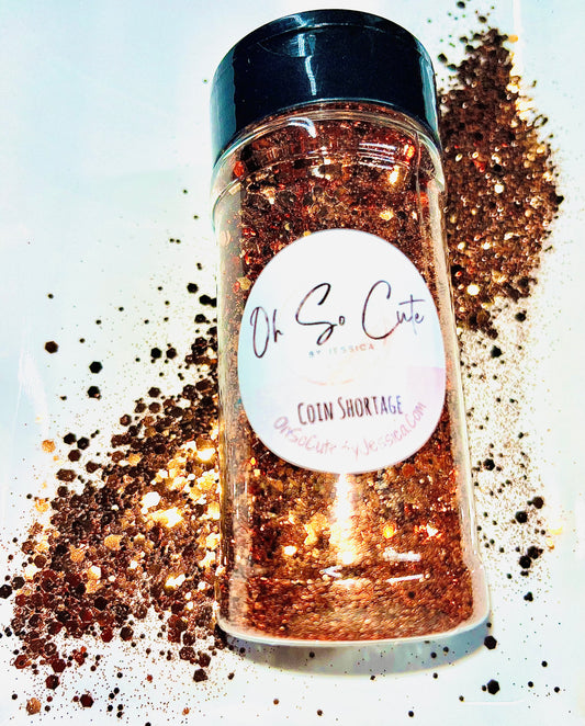 Coin Shortage - metallic- copper