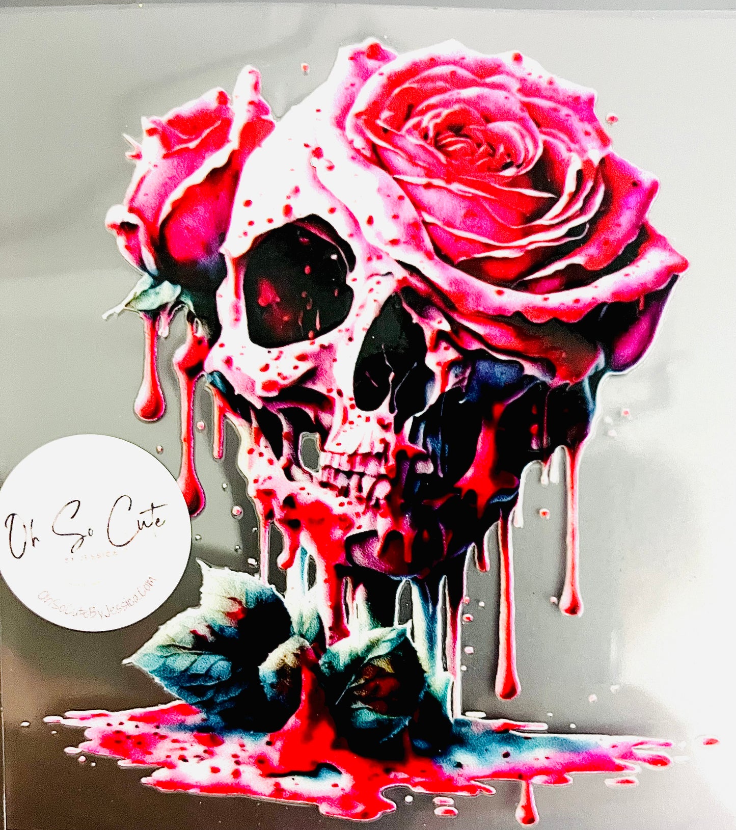 Red Skull Rose 1172