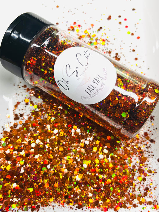 Fall Yall - holographic burnt orange
