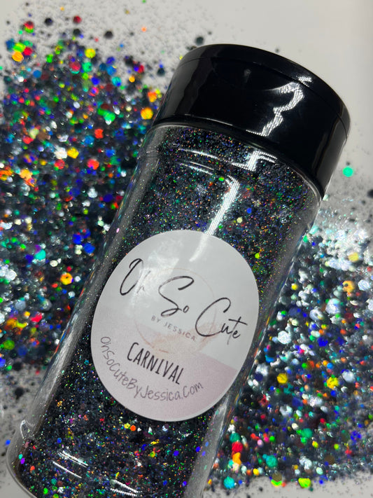 Carnival - holographic dark gray