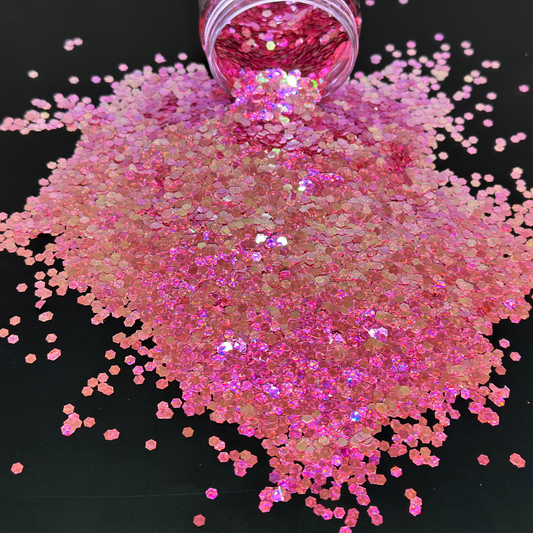 Pink Prism 3D Chunky Glitter