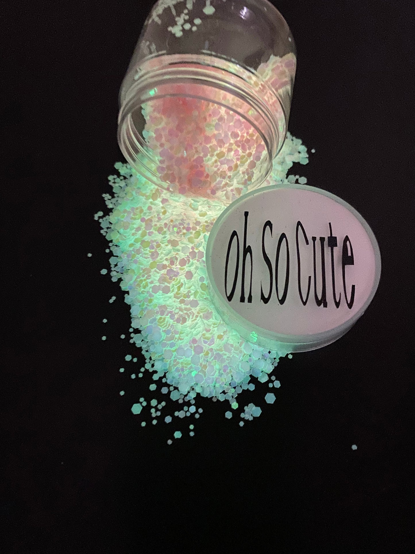 Cherry Blossom glow in the dark glitter