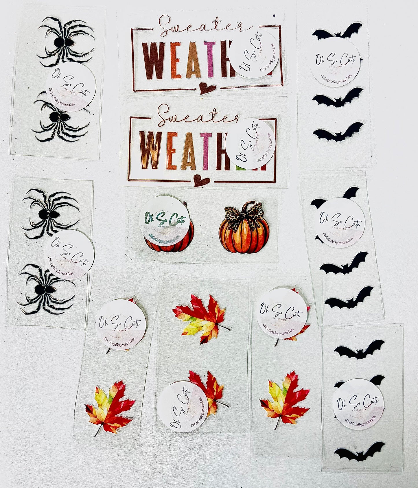 Closed out  (mini UVDTF's bundle pack, these are 1 inch or smaller other then seater weather)  11 total