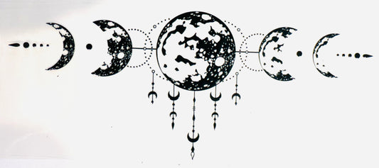 UVDTF moon 6.5” x 3”  1091