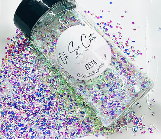 Freya   — Opal Bubble Chunky glitter only