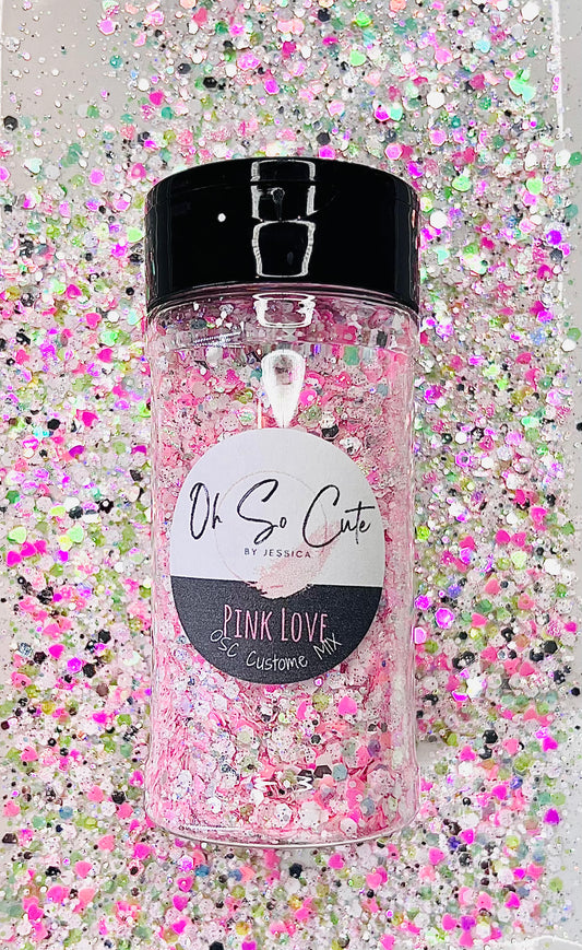 Pink Love with ❤️ shapes