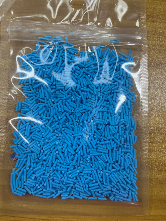 Dark Blue sprinkles - polymer clays DISCO