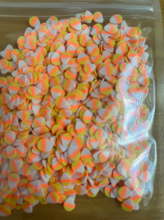 candy corn polymer clays - $1.50 1 oz - Last chance will not restock