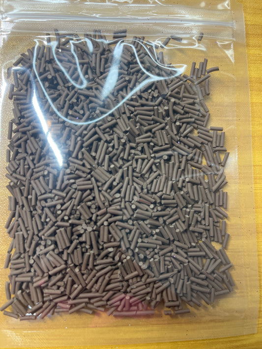 Brown sprinkles - polymer clays DISCO