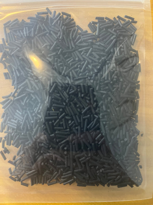 Black Sprinkles - polymer clays DISCO