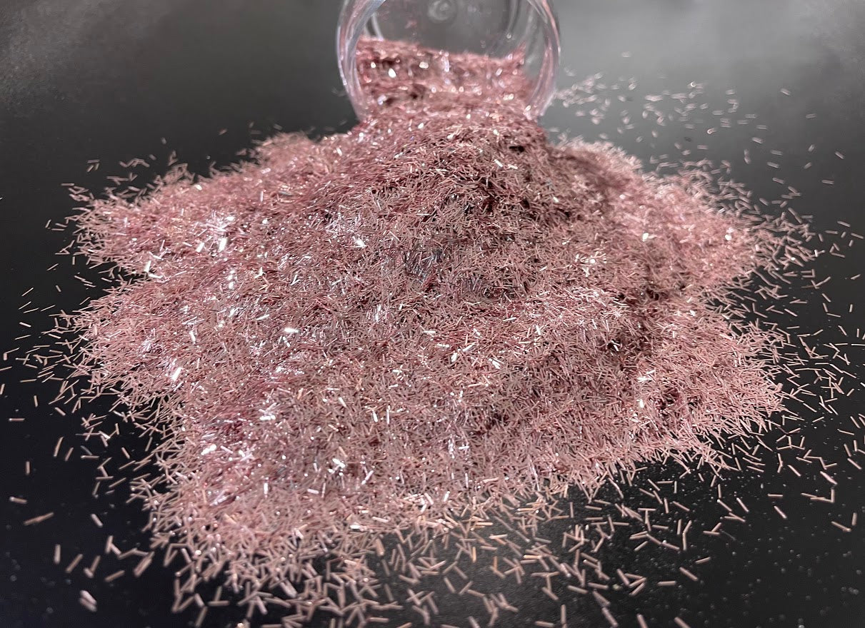 4 0z - Rose gold tinsel