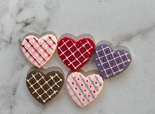 (5) Heart Sugar Cookies