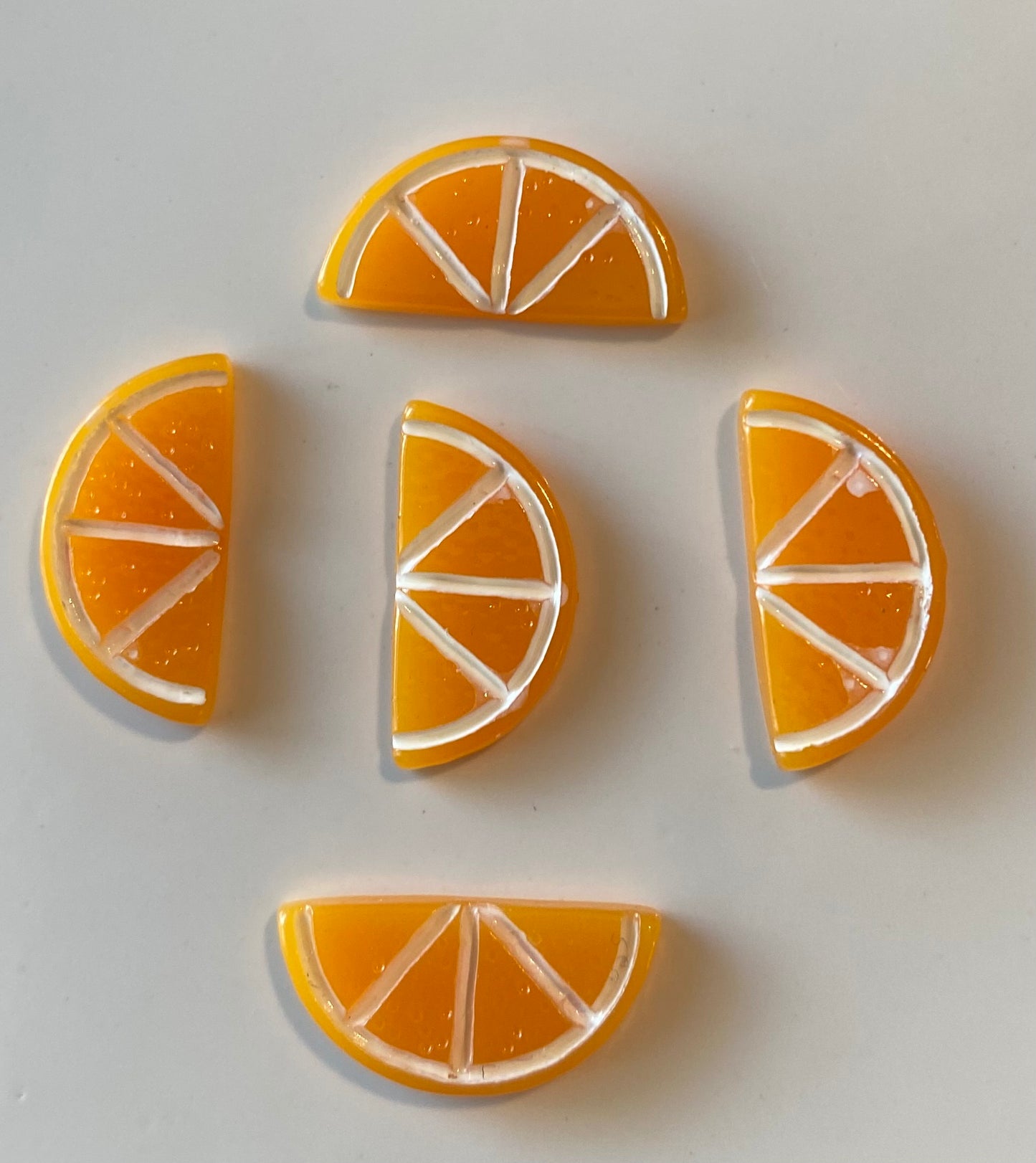 (5) 1/2 orange slice